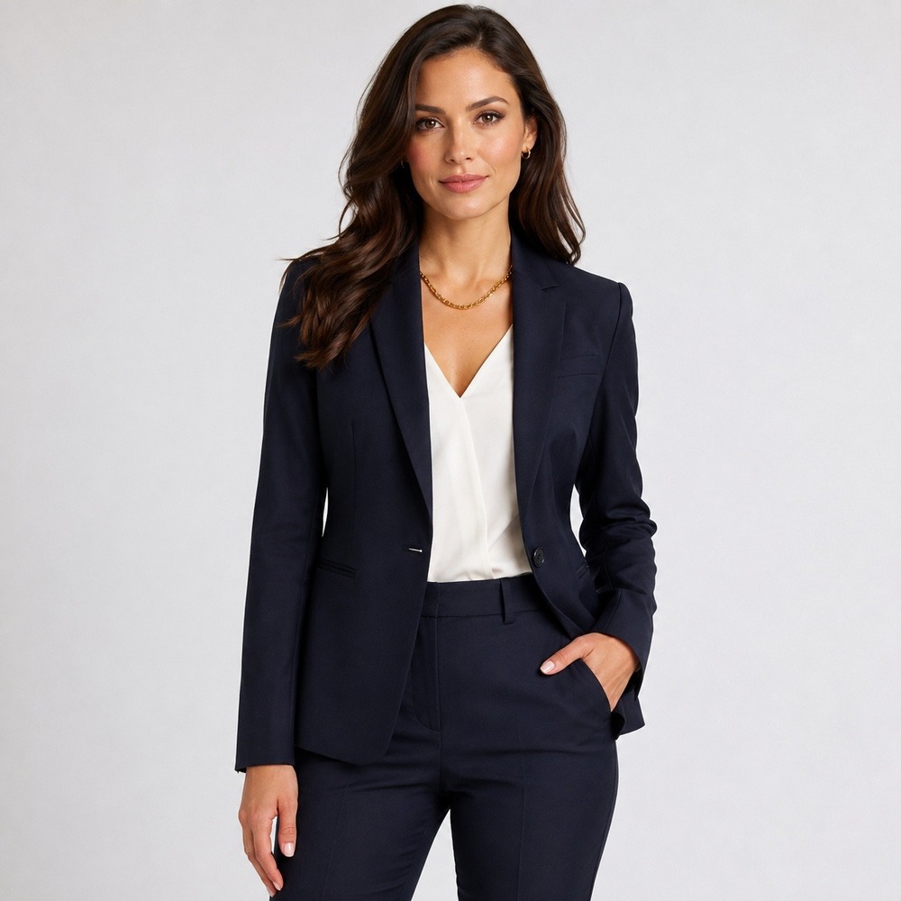 Antonio Melani Loro Piana Fabric Luxury Collection Nicole Blazer Jacket Size 12